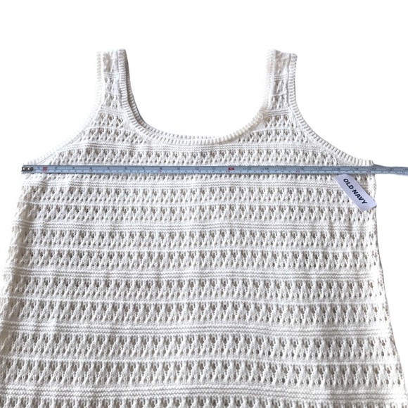 ✨Sold✨Old Navy Cream Knit Style Sleeveless Maxi Dress Size Extra Large New - Picture 4 of 10